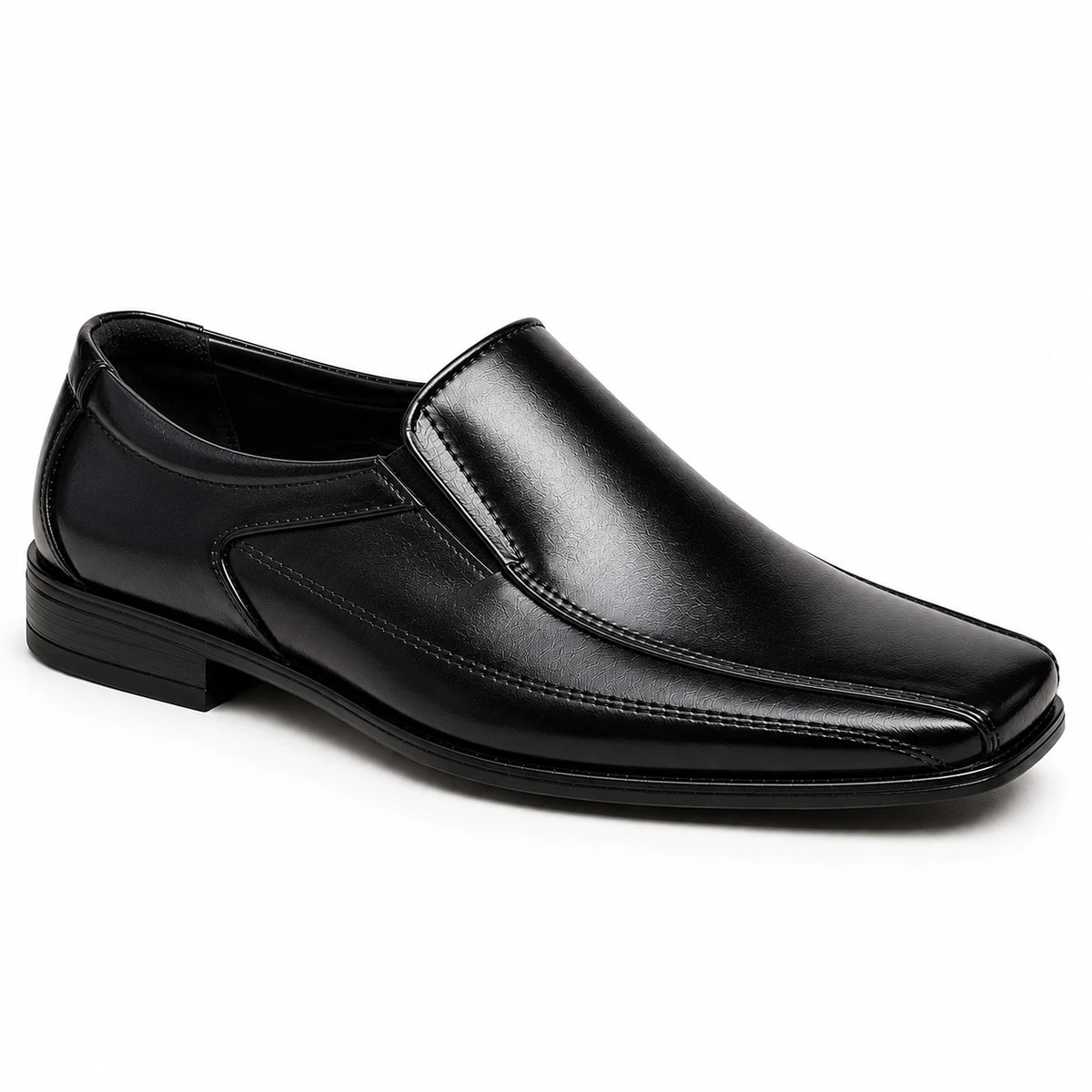 Zapato formal negro sin cordones para hombre AstroAraus - vista principal