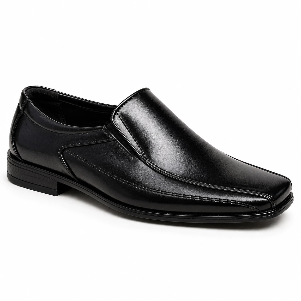 Zapato formal negro sin cordones para hombre AstroAraus - vista principal
