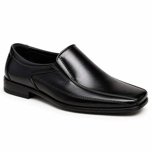 Zapato formal negro sin cordones para hombre AstroAraus - vista principal